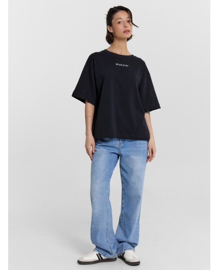 Футболка черный +печать3