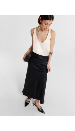 Юбка черный