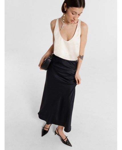 Юбка черный