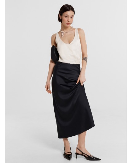 Юбка черный