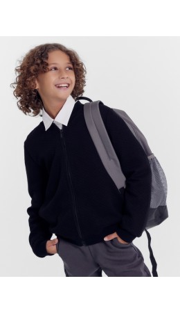 Жакет косичка черная