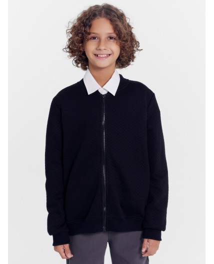 Жакет косичка черная