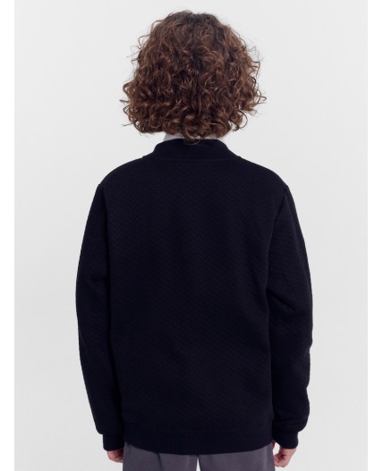 Жакет косичка черная