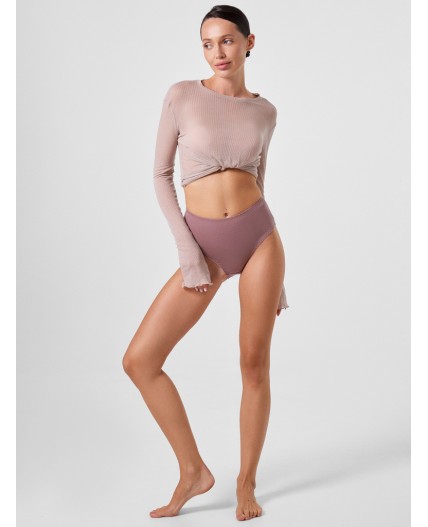 Трусы кофейная роза1