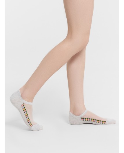 Носки св.серый меланж