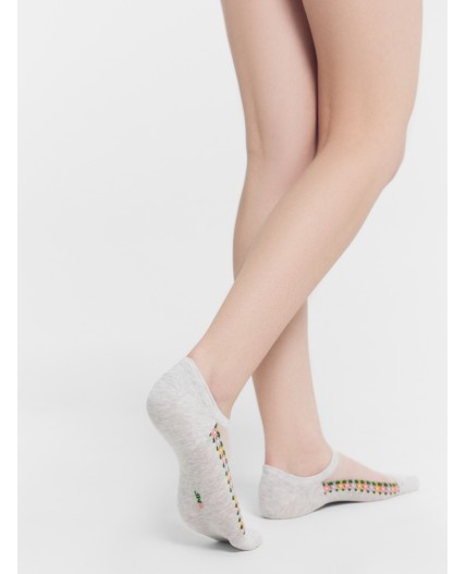 Носки св.серый меланж