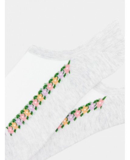 Носки св.серый меланж