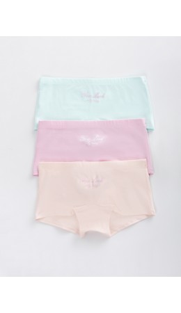 Трусы розовое саше +печать