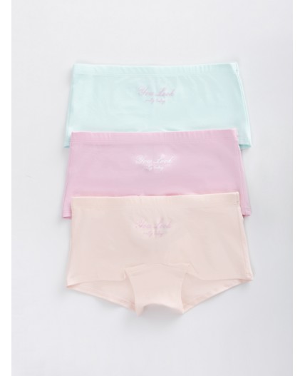 Трусы розовое саше +печать