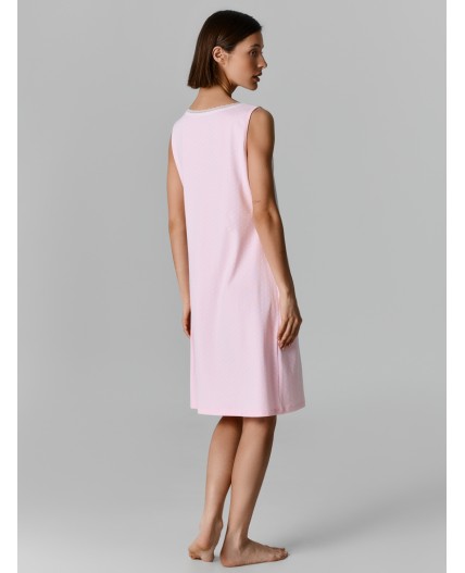 Сорочка горошек на персиковом