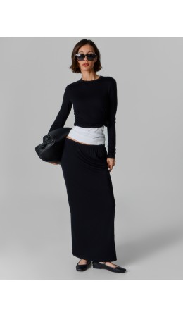 Юбка черный