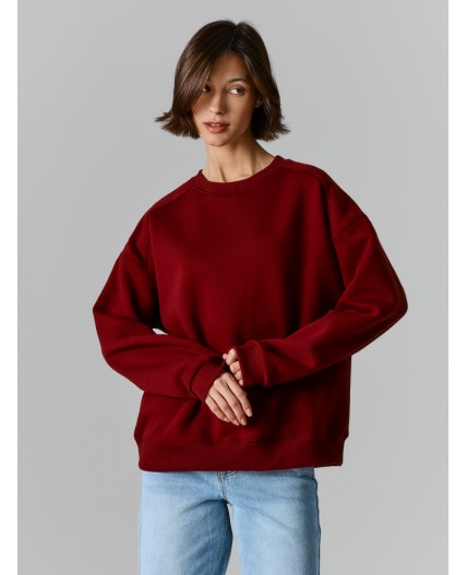 Свитшот бордовый