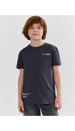 Футболка графит +печать