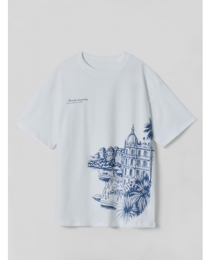 Футболка белый +печать9