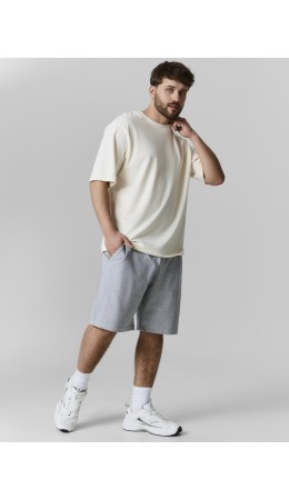 Шорты средне -серый меланж