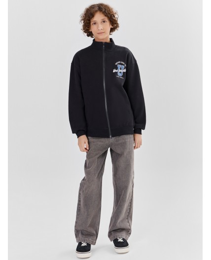 Толстовка черный +печать