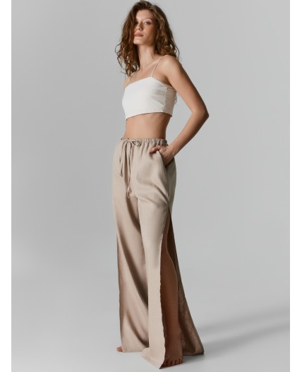 Брюки песочный