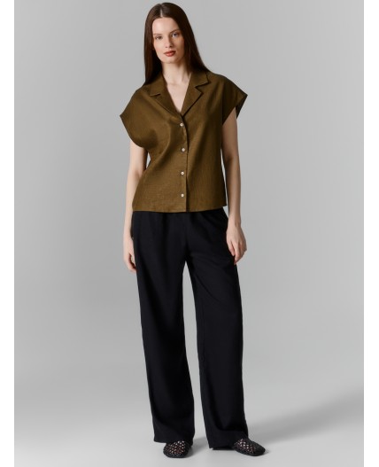 Жакет темная олива