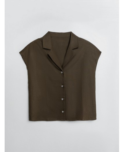 Жакет темная олива