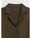 Жакет темная олива