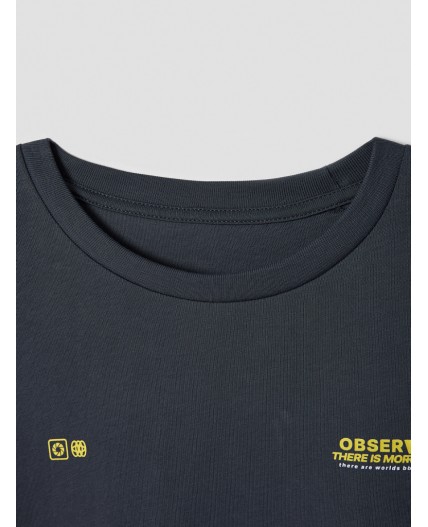 Футболка графит +печать2