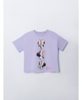 Футболка лиловый вереск +печать