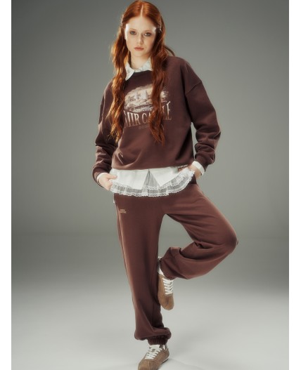 Брюки ристретто +печать