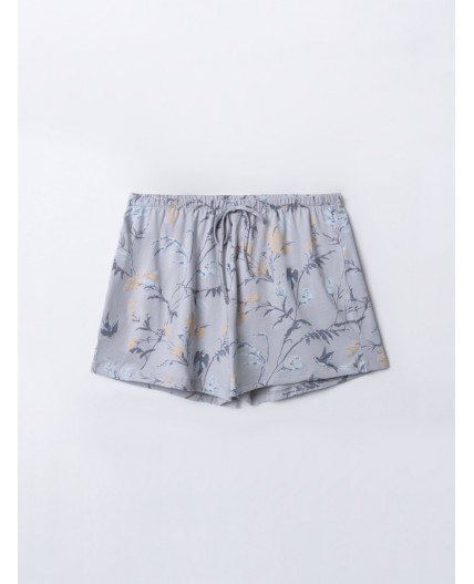 Шорты веточки на сером