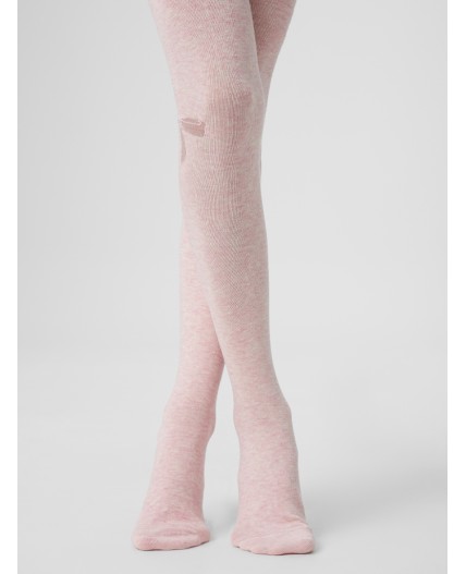 Колготки розовый меланж