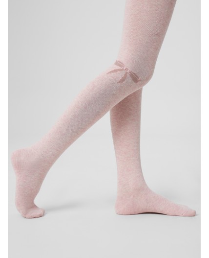 Колготки розовый меланж