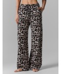 Брюки леопард на молочном