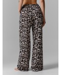 Брюки леопард на молочном