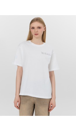 Футболка белый +печать22