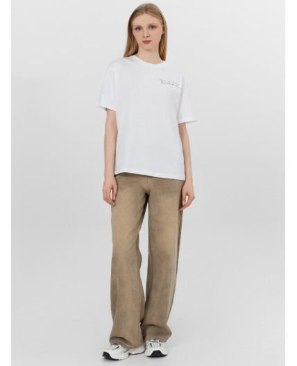 Футболка белый +печать22