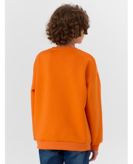 Свитшот мандарин +печать