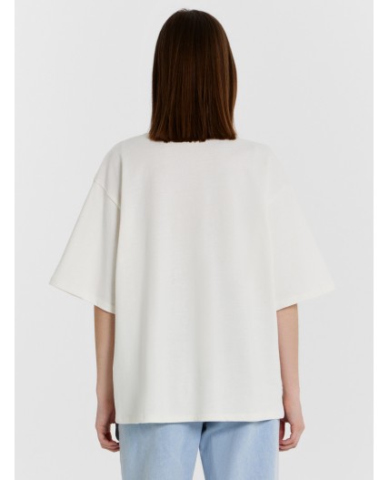 Футболка св.молочный +печать3