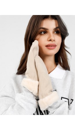 Варежки молочный