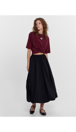 Юбка черный