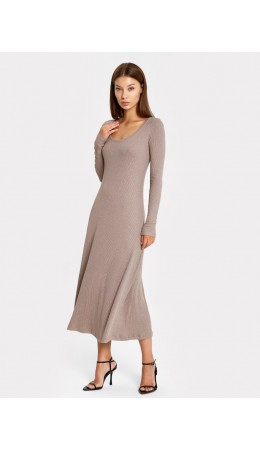 Платье тауп