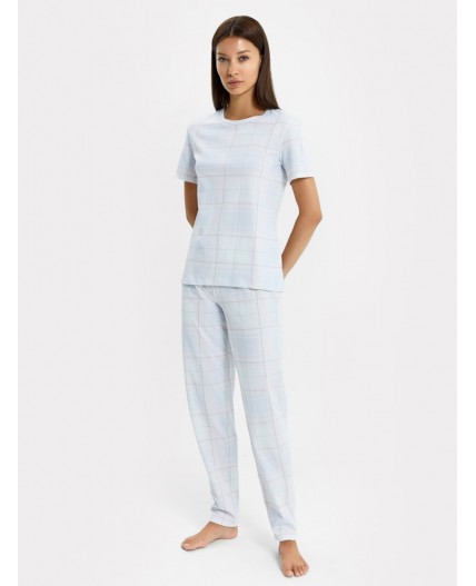 Комплект голубая клетка