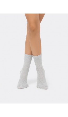 Носки св.серый меланж
