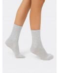 Носки св.серый меланж