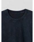 Футболка ACID WASH черный +печать