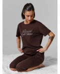 Комплект кофейное зерно +белый горошек на кофейном