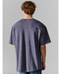 Футболка ACID WASH графит +печать