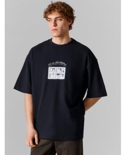 Футболка черный +печать8