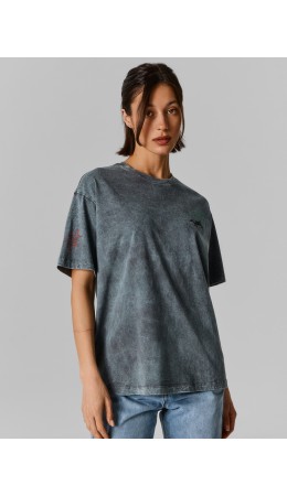 Футболка ACID WASH на железе +печать