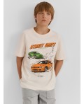 Футболка молочный +печать3