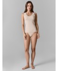 Майка бельевая женская белая Цвет: нюд