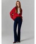 Джинсы Flare fit женские синие Цвет: темно -синий